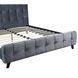 Ліжко LINO Velvet Mebel Elite 160x200 см Сірий