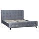 Ліжко LINO Velvet Mebel Elite 160x200 см Сірий