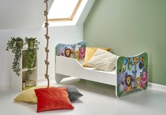 Кровать детская HAPPY JUNGLE Halmar 76x145 реальная фотография