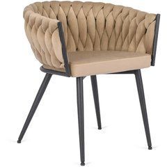 Стул EMPOLI Velvet Mebel Elite Бежевый реальная фотография