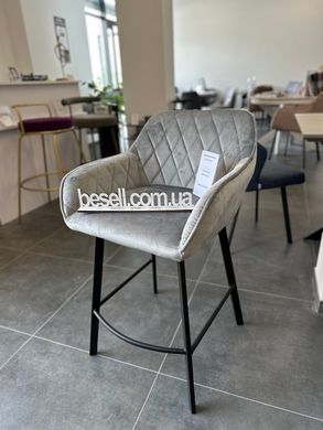 Полубарный стул TOMAS Bjorn Серый реальная фотография