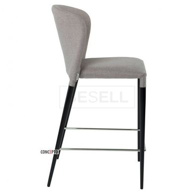 Полубарный стул ARTHUR Concepto Ткань Светло-серый реальная фотография