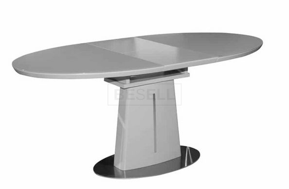 Стол раскладной ЕВА Prestol 140/180x90 Светло-серый реальная фотография