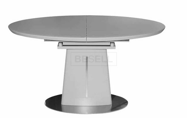 Стол раскладной ЕВА Prestol 140/180x90 Светло-серый реальная фотография