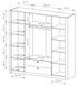 Шафа для одягу Perfect Home Вікі / Viki 4D2S/213 4-дверна з дзеркалом Дуб бариста