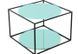 Журнальный стол Cube Arhome 50x50 Зеленый/Черный