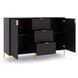 Комод MEBEL ELITE TORELLO 130 Черный