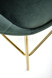 Полубарный стул H-112 Velvet Halmar Темно-зеленый реальная фотография