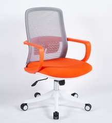 Компьютерное кресло FLASH  Intarsio Оранжевый реальная фотография