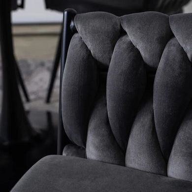 Стул EMPOLI Velvet Mebel Elite Серый реальная фотография