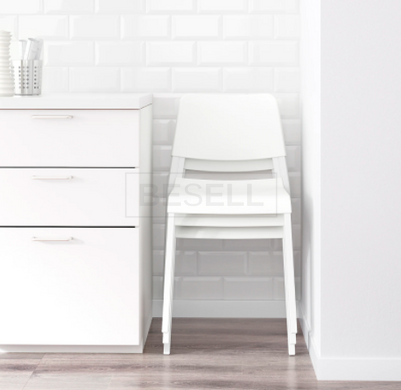 Столовий комплект VANGSTA / TEODORES IKEA Білий жива фотографія