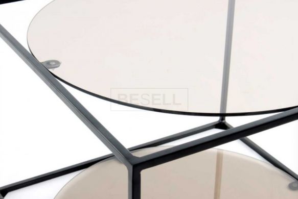 Журнальный стол Cube Arhome 50x50 Серый/Черный реальная фотография