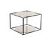 Журнальний стіл Cube Arhome 50x50 Сірий/Чорний жива фотографія