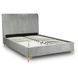 Кровать MARCELO Velvet Mebel Elite 140x200 см Серый