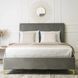 Кровать MARCELO Velvet Mebel Elite 140x200 см Серый