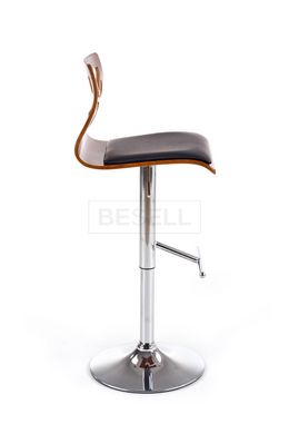 Барный стул H-34 Halmar Орех / Черный реальная фотография