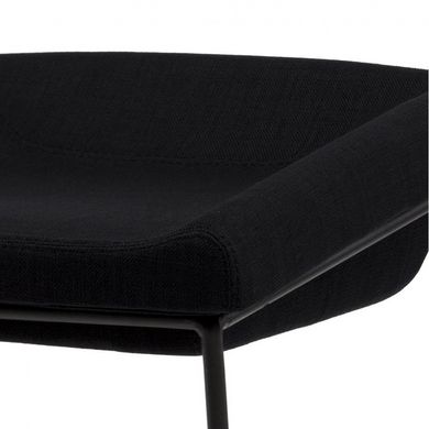 Полубарный стул COIN Concepto Ткань Черный реальная фотография