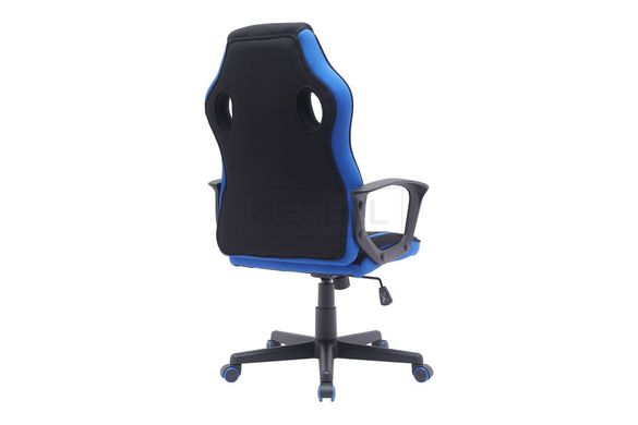 Компьютерное кресло DAKAR Signal Черный / Синий реальная фотография