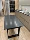 Стол Обеденный D77 КЕРАМИКА Nero Marquina Италия ST 120(180)х80 см Черный