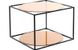 Журнальний стіл Cube Arhome 50x50 Коричневий/Чорний