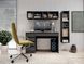 Стіл туалетний письмовий Perfect Home Ада / Ada 5S/120 з 5 шухлядами Антрацит