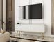 Тумба під телевізор Perfect Home Оро / Oro 2-дверна з золотими ніжками RTV135 MDF Білий