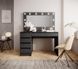 Стіл туалетний письмовий Perfect Home Ада / Ada 5S/120 з 5 шухлядами Антрацит
