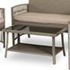 MEBEL ELITE Набір садових меблів FILADELFIA (диван + 2 крісла + столик) Бежевий