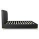 Кровать MARCELO Velvet Mebel Elite 160x200 см Черный