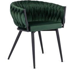 Стул EMPOLI Velvet Mebel Elite Зеленый реальная фотография