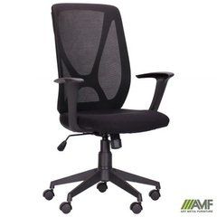 Компьютерное кресло Nickel Black AMF Чорный реальная фотография