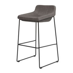 Полубарный стул COMFY Concepto Ткань Серый реальная фотография
