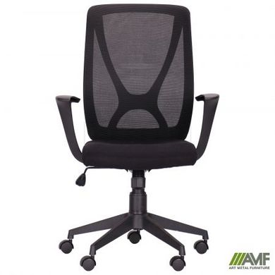 Комп'ютерне крісло Nickel Black AMF Чорний жива фотографія