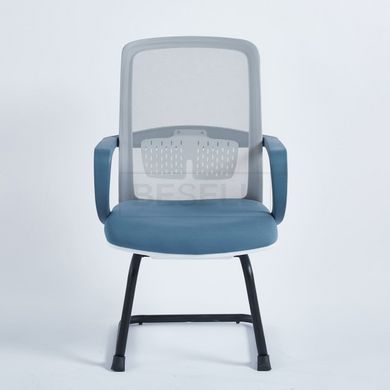Офисное кресло FLASH II Intarsio Синий Серый реальная фотография