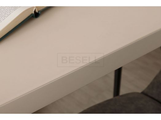 Стіл обідній MANHATTAN Nicolas 120/163x82 Капучино Мат жива фотографія