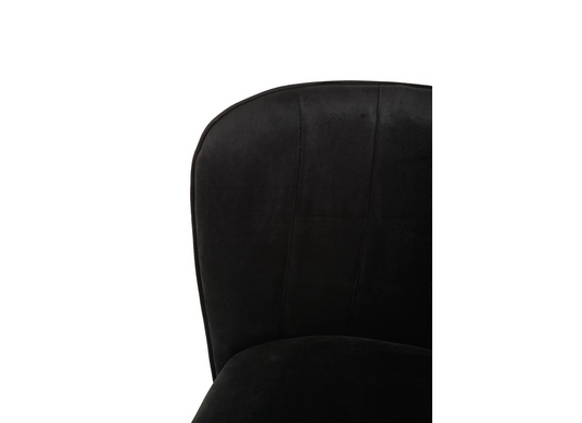 Полубарный стул B-126 Vetro Черный Вельвет реальная фотография