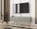 Тумба під телевізор Perfect Home Оро / Oro 2-дверна з золотими ніжками RTV135 MDF Сірий жива фотографія