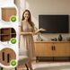 Тумба під телевізор TRISH Mebel Elite 120  Дуб