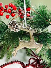 Новогоднее украшение на елку «Олень-2» OLENS реальная фотография