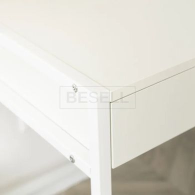 Письменный стол ALLY  Mebel Elite 123 см Белый реальная фотография
