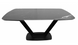 Стол раскладной FORCE MACEDONIAN BLACK Concepto 160(240)х100см Кераміка Черный Матовый реальная фотография