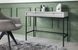 Стол туалетный Perfect Home Новая/Nova с 2 ящиками и черными ножками T104 Серый реальная фотография