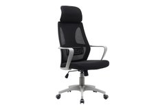 Компьютерное кресло Q-095 Signal Черный / Серый реальная фотография