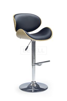 Барный стул H-44 Halmar Дуб / Черный реальная фотография
