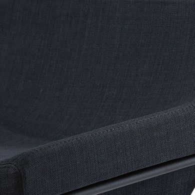 Напівбарний стілець COMFY Concepto Тканина Чорний жива фотографія