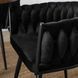 Стілець EMPOLI Velvet Mebel Elite Чорний