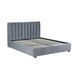 Ліжко MARI Velvet Mebel Elite 160x200 Сірий жива фотографія