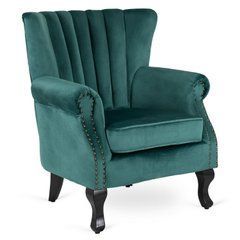 Крісло м'яке оксамитове MEBEL ELITEMALLO Velvet Зелений