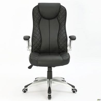 Крісло керівника Parker шкірозамінник чорний