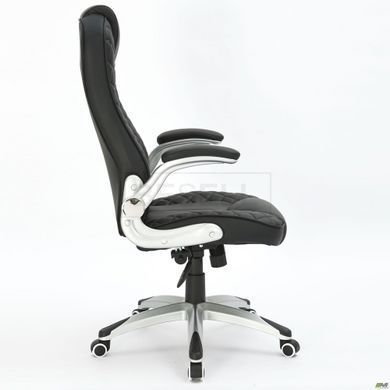 Крісло керівника Parker шкірозамінник чорний